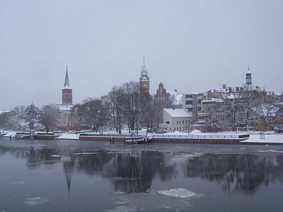 Häuserzeile in der Altstadt von Berlin-Köpenick